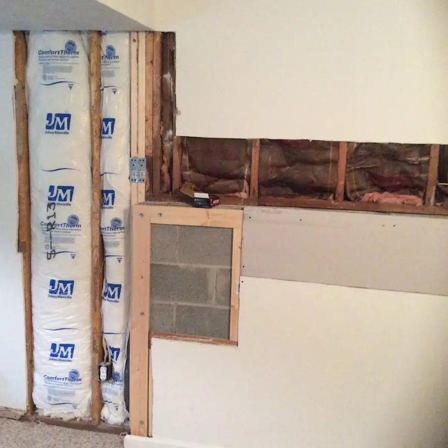 Wall insulation replacement during Structural Drying in Bonne Terre